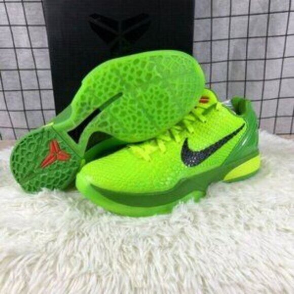 🌈🌈Nike Kobe 6 Grinches Protro Green - Picture 4 of 5